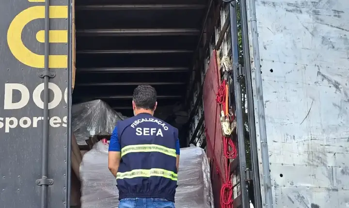 Academia Movfit tem carga avaliada em R$ 1,6 milhão apreendida pela Sefa em operação fiscal