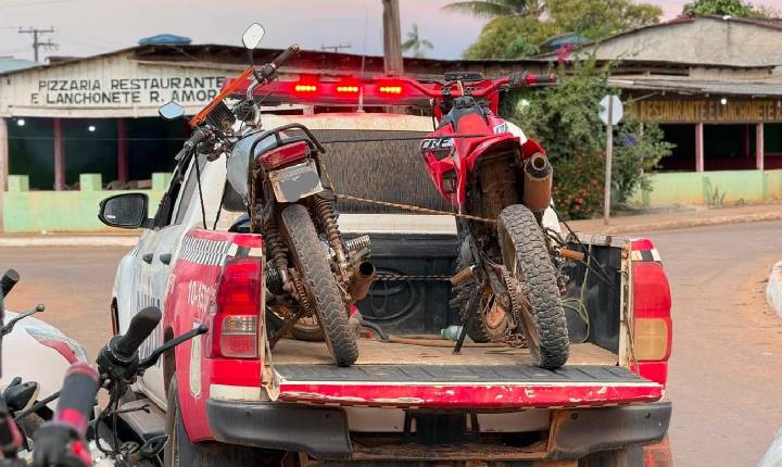 MPPA coordena operação contra poluição sonora e apreende 14 motocicletas em Jacareacanga