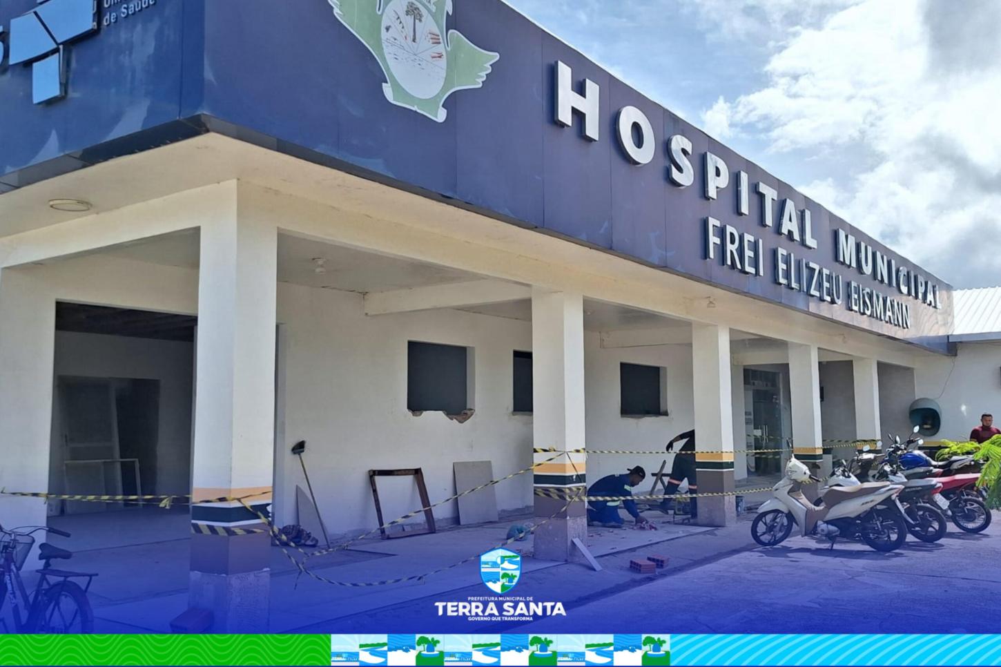 Obras no hospital municipal Frei Elizeu avançam em ritmo acelerado, mesmo durante o inverno amazônico