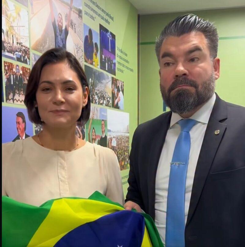 Michelle Bolsonaro estará na cidade de Marabá no dia 2 de agosto para reunir com mulheres do PL