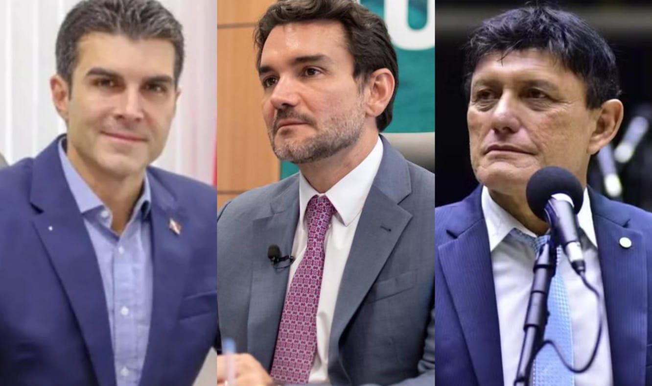 Pesquisa simetria mostra Helder, Eder Mauro e Celso Sabino na disputa por duas vagas ao Senado