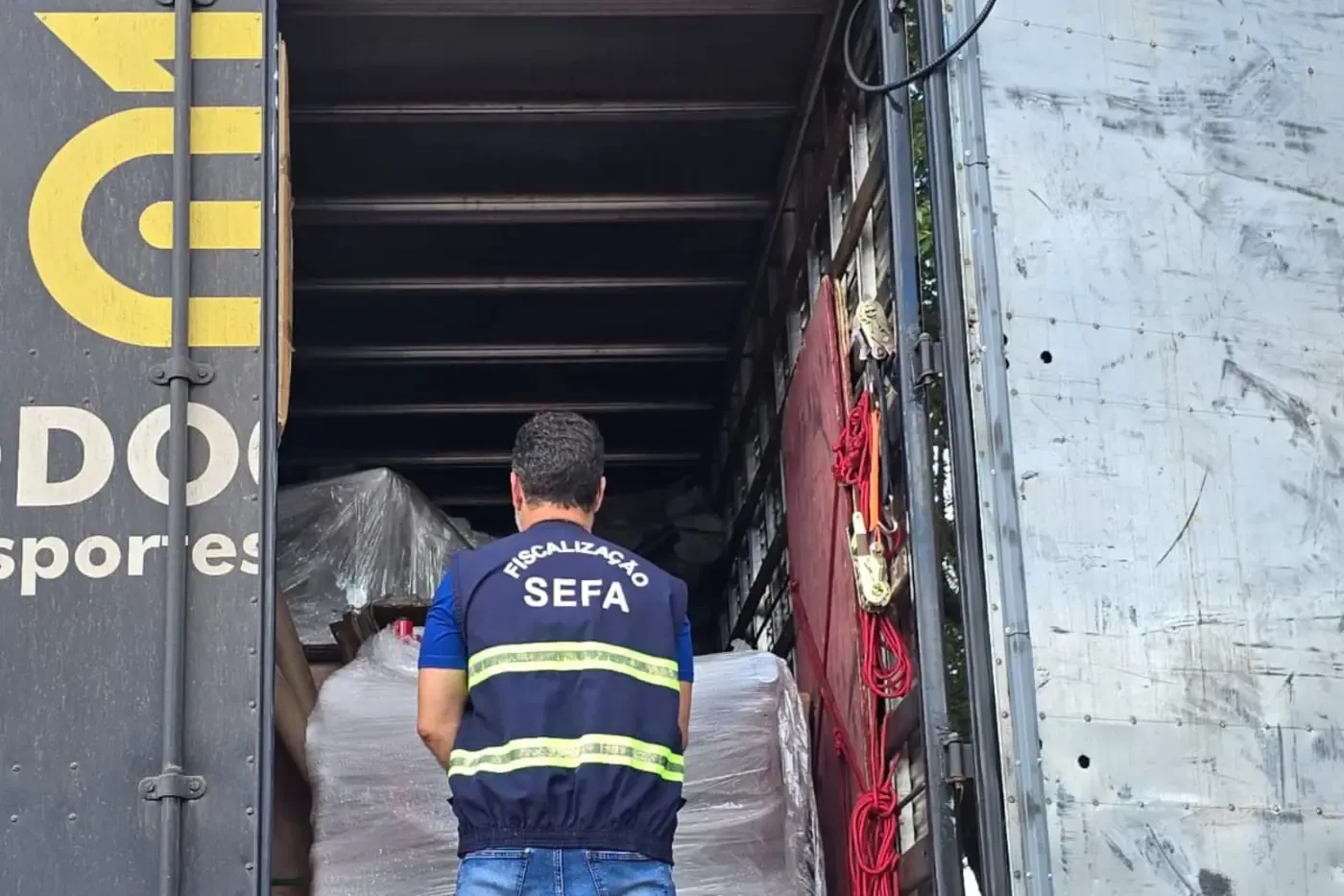 Academia Movfit tem carga avaliada em R$ 1,6 milhão apreendida pela Sefa em operação fiscal