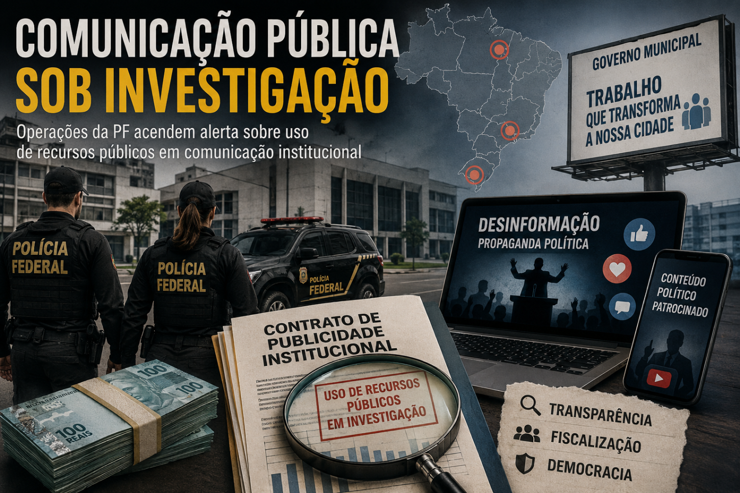O submundo da desinformação financiado com o dinheiro público