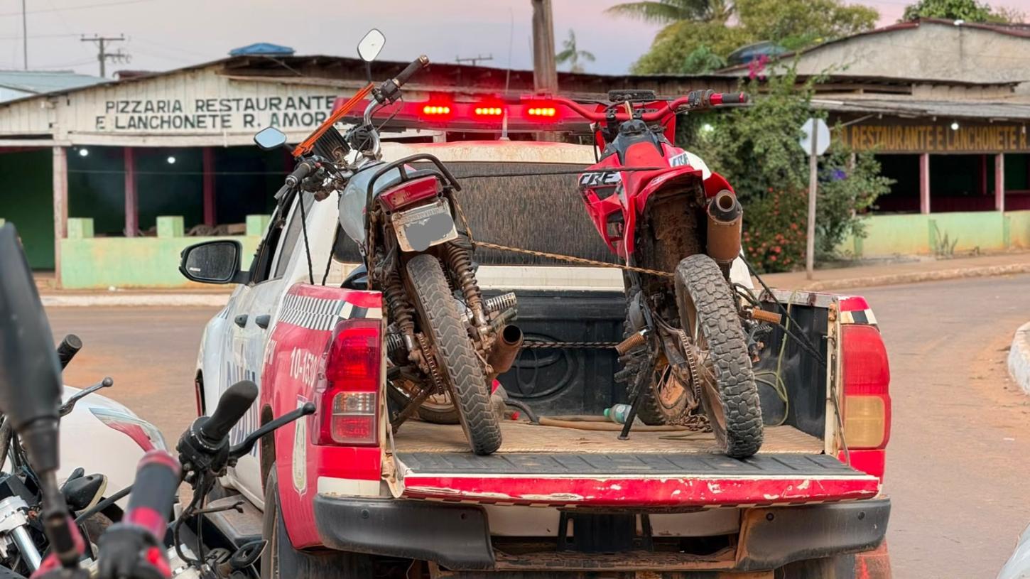 MPPA coordena operação contra poluição sonora e apreende 14 motocicletas em Jacareacanga